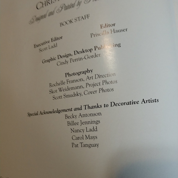 Priscilla Paints Christmas Book II #1709 Illustrated - Picture 9 of 10